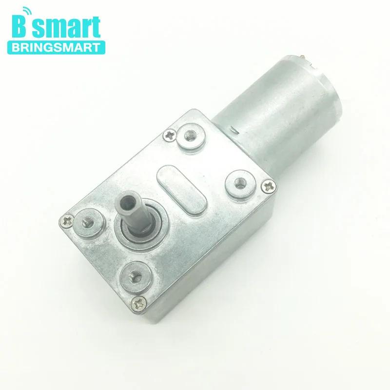 Bringsmart DC 12 В Двигатель 10 об./мин. jgy-370 червь Шестерни Двигатель группы 12 вольт Двигатели для автомобиля кронштейн Скорость Управление Беспроводной Управление лер Питание мотор редуктор электродвигатель