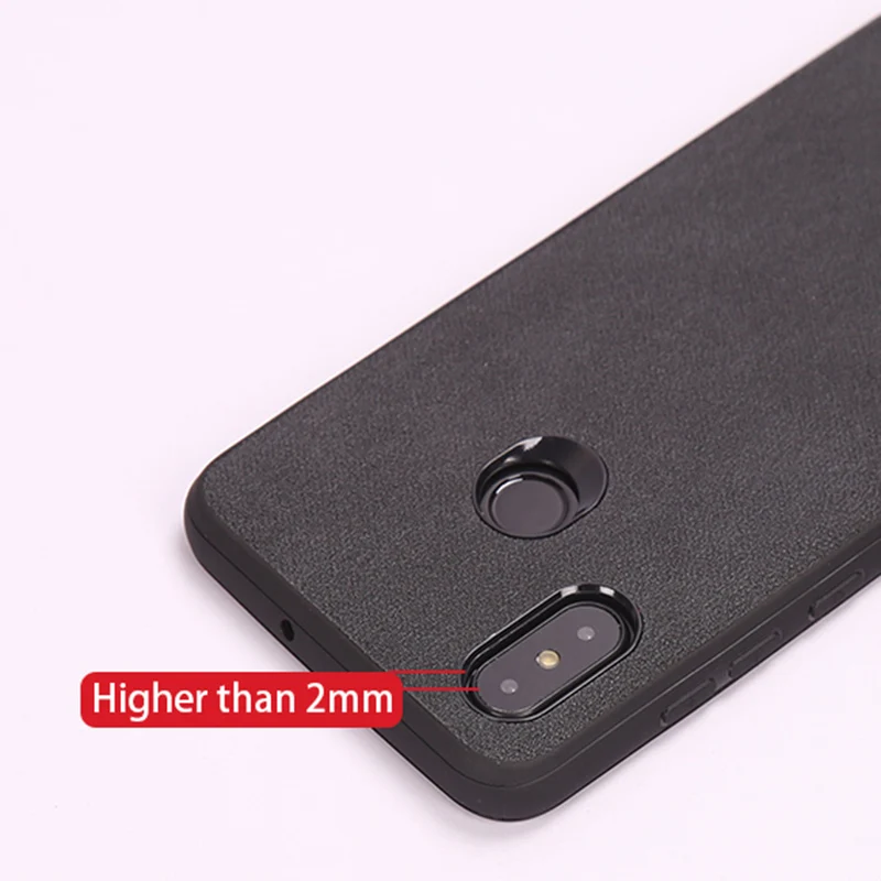Роскошный чехол для телефона Xiaomi Mi 8 lite A1 A2 Mix 2S Max 3 с тканевой текстурой мягкий Redmi