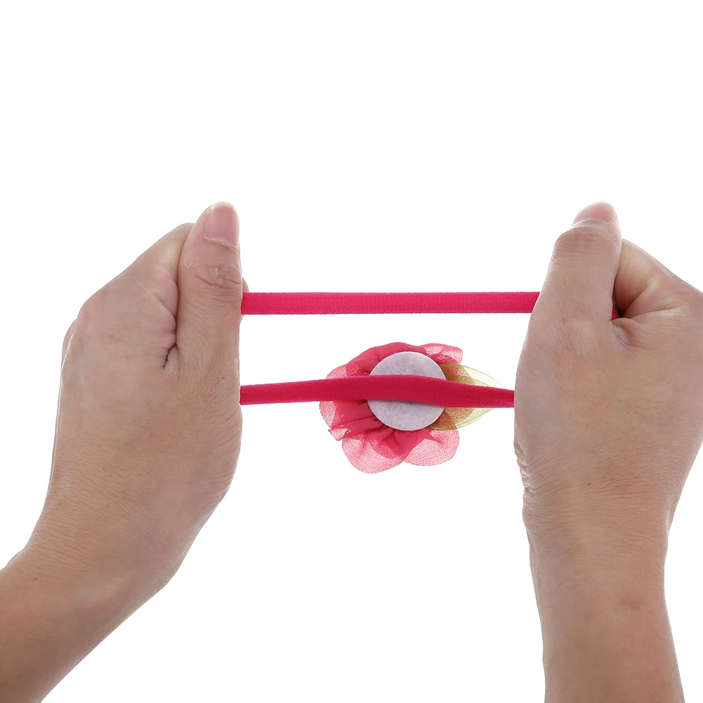 10 шт. эластичные повязки на голову для маленьких девочек ручная работа повязка с