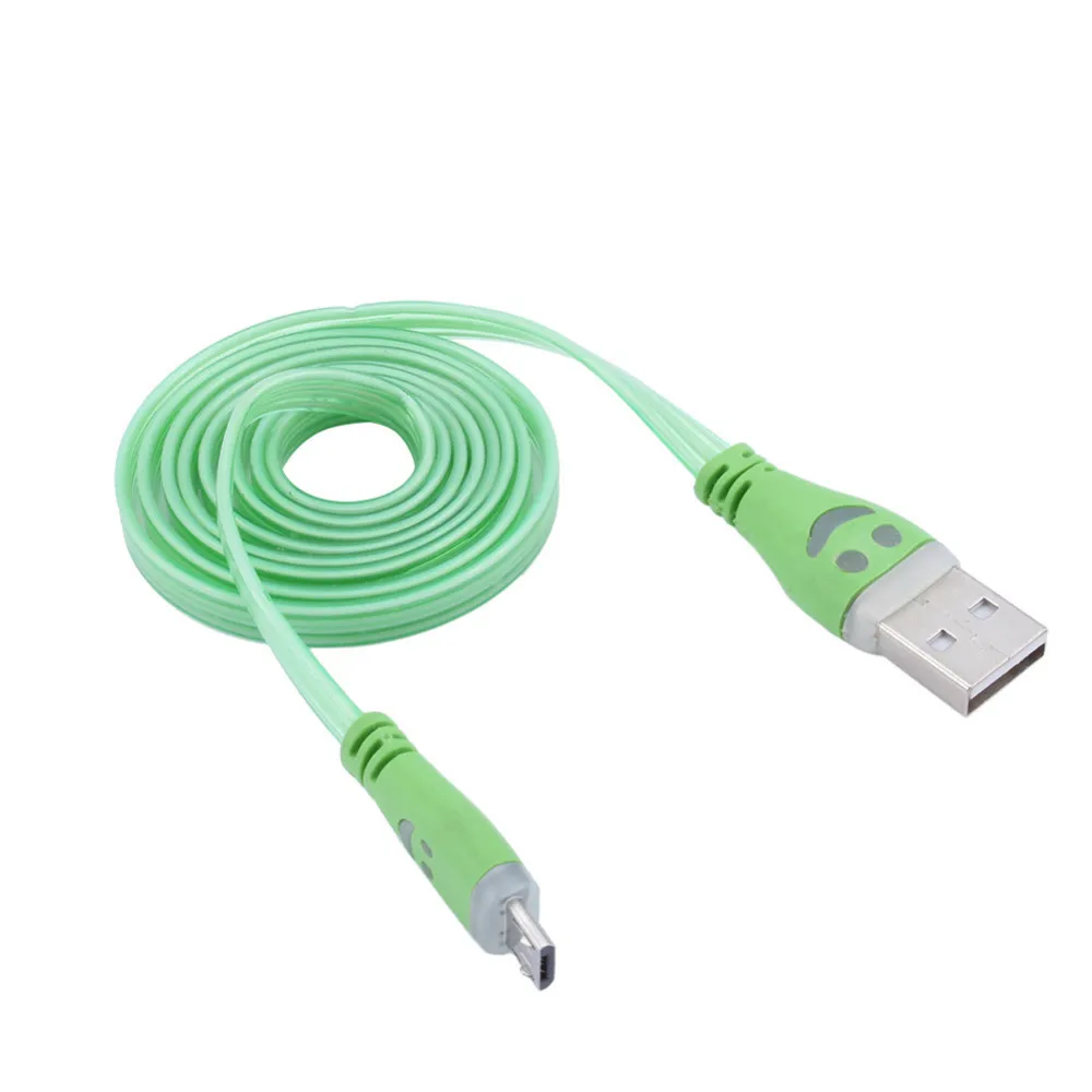 Цветной СВЕТОДИОДНЫЙ 8 контактный USB кабель синхронизации данных и зарядки