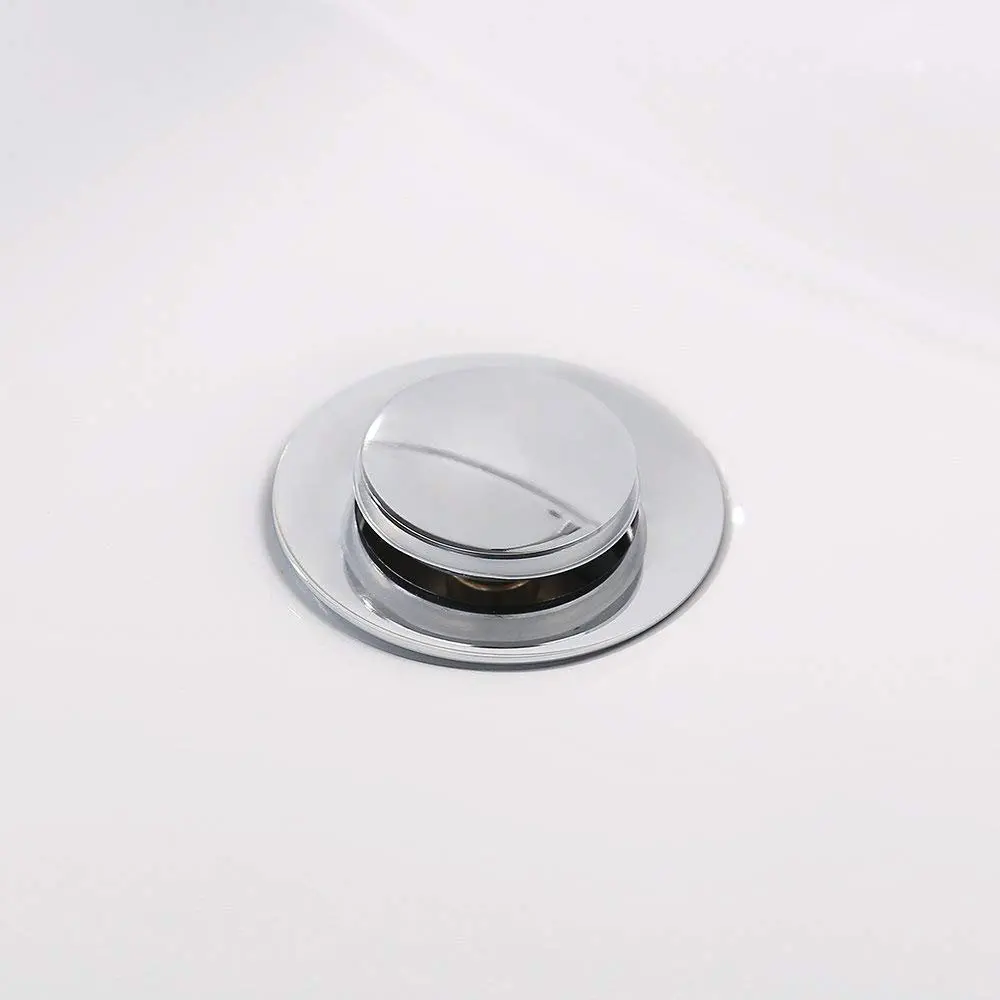 Rolya хромированная Ванная комната Санузел раковина ситечко бассейна Push Down Pop Up