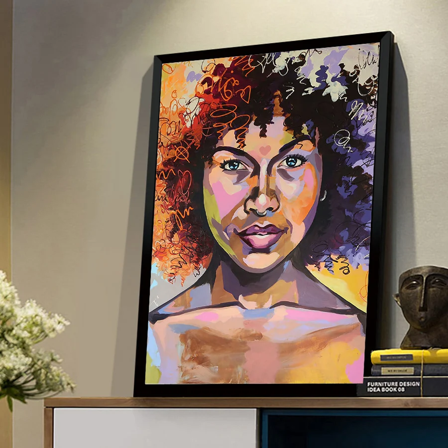 Картина маслом ручной работы абстрактная женщина настенные художественные