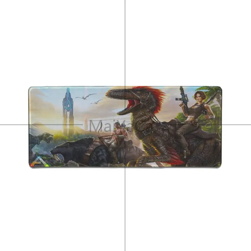 Maiyaca мой любимый ковчег аберрации натурального каучука игровой коврик для мыши Настольный коврик игровой плеер стол ноутбук резиновый коврик для мыши игровой - Цвет: Lock Edge 30x80cm