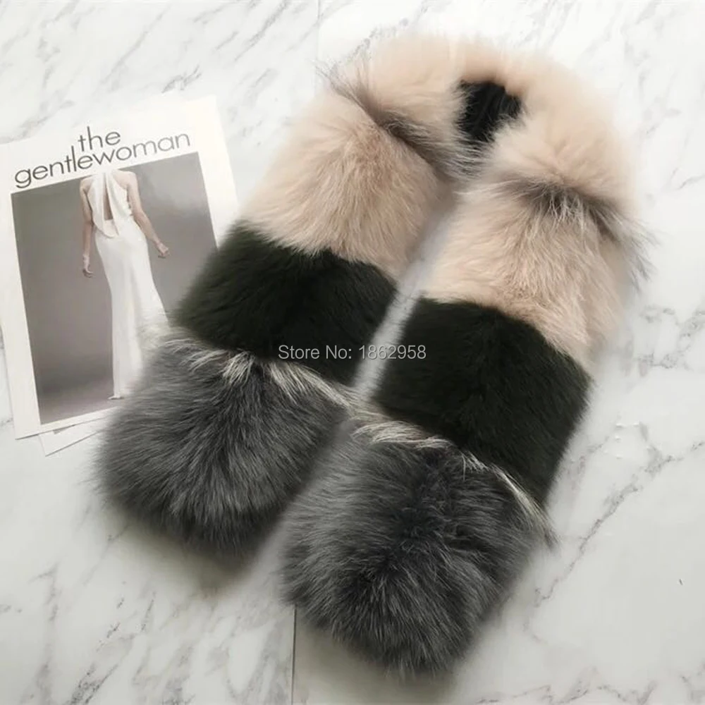 China Post Air Mail Free Shipping SJ101 Best Sell Top Quality New Arrival 2019 Women Fox Fur Scarf from |