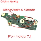 Новый док-разъем Micro USB зарядный порт гибкий кабель микрофонная плата для Nokia 7,1 7 2018 TA-1095 3,2 5,3 запасные части