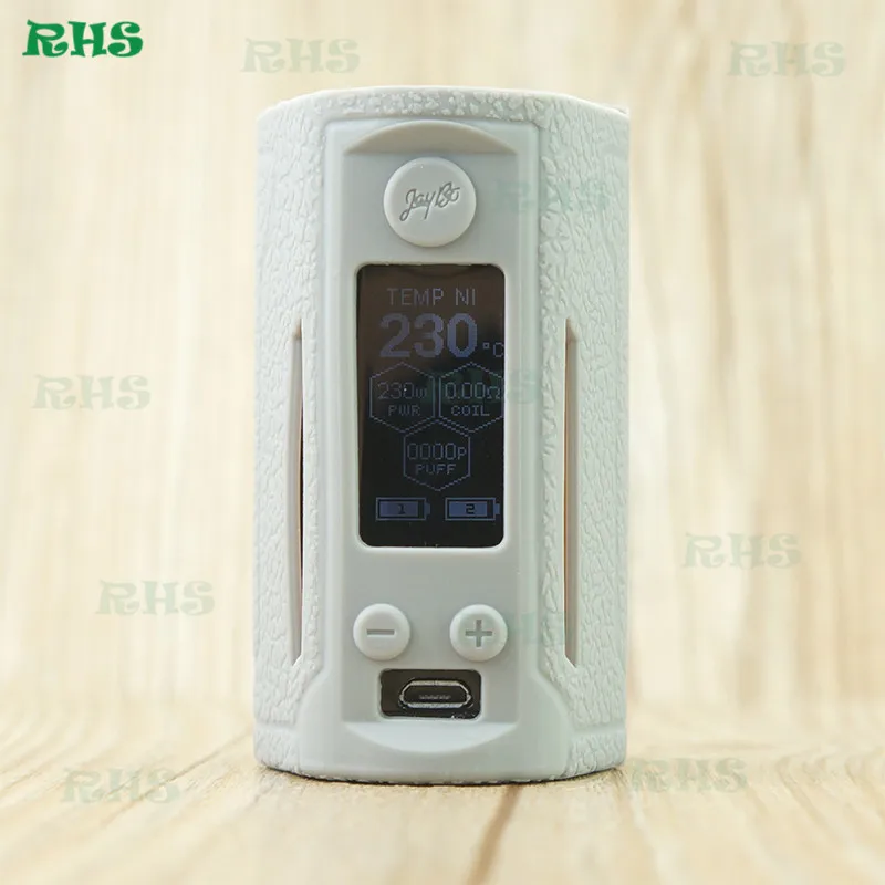 gray 1 шт. новейшая версия Wismec RX Gen3 Dual 230W силиконовый защитный чехол, защитная оболочка, наклейка - Цвет: gray