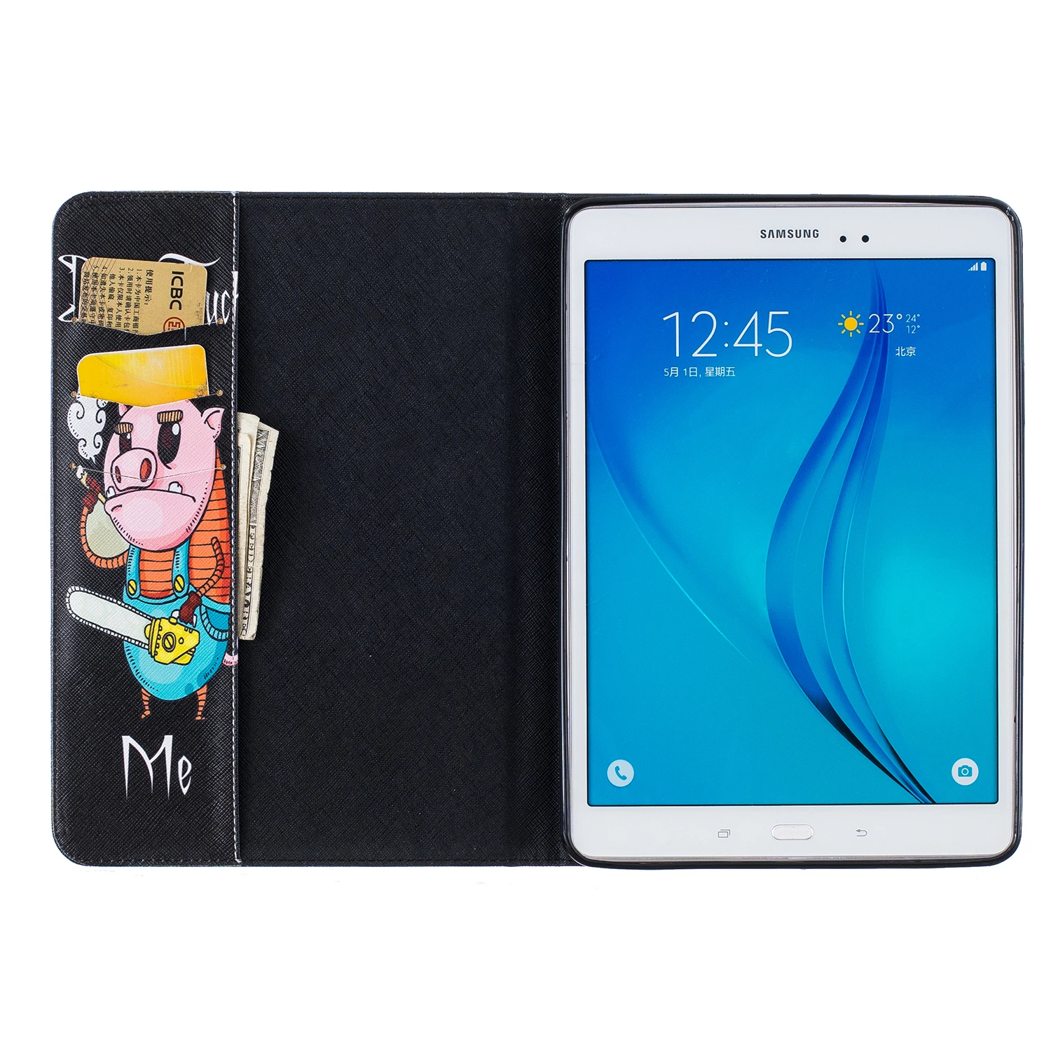 Высокий Класс PU Кожаный Бумажник [карта Слоты] [kickstand Функция] устойчивый К