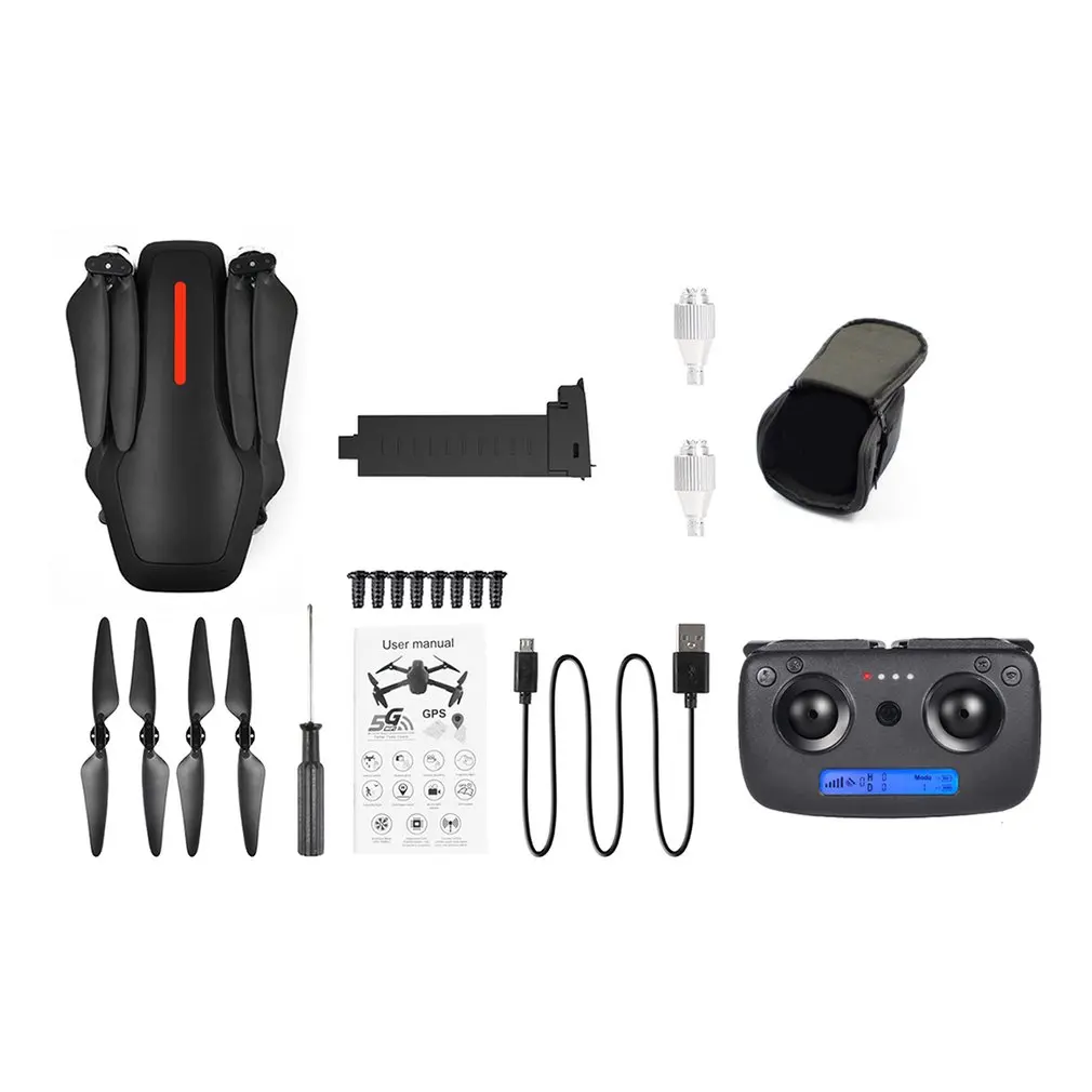 Storage bag 1 bat X193 складной gps 5G wifi FPV Дрон с селфи 4K 1080P HD камера RC Дрон самолет долгое время полета один ключ возврат Квадрокоптер - Цвет: Storage bag 1 bat