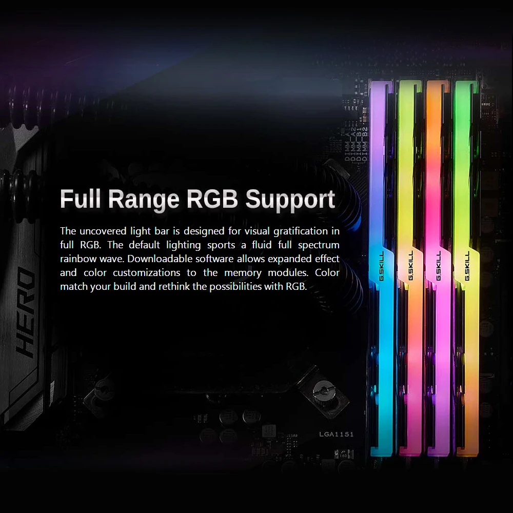 G. SKILL Trident Z RGB серия памяти DDR4 ram 8 Гб 3000 МГц ram S для ПК настольный компьютер DDR4 память