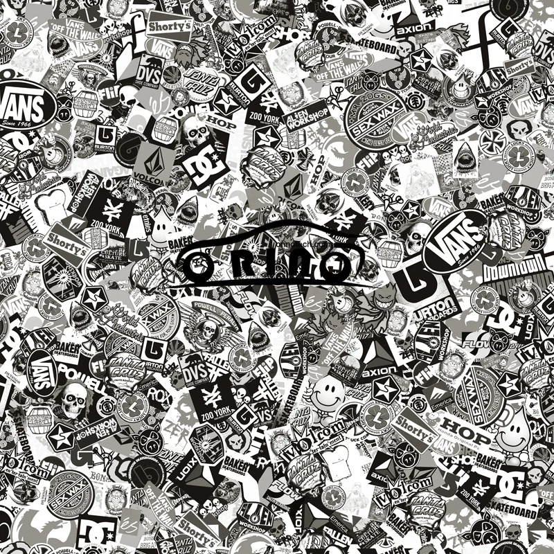 Виниловая наклейка ORINO виниловая пленка для автомобиля ПВХ JDM гоночного ноутбука