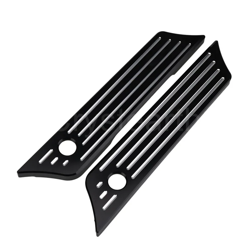 Motorcycle Saddlebag Saddle Bag Latch Covers For Harley Touring Road King Street Electra Glide 2014 2015 2016 2017 2018 | Автомобили и