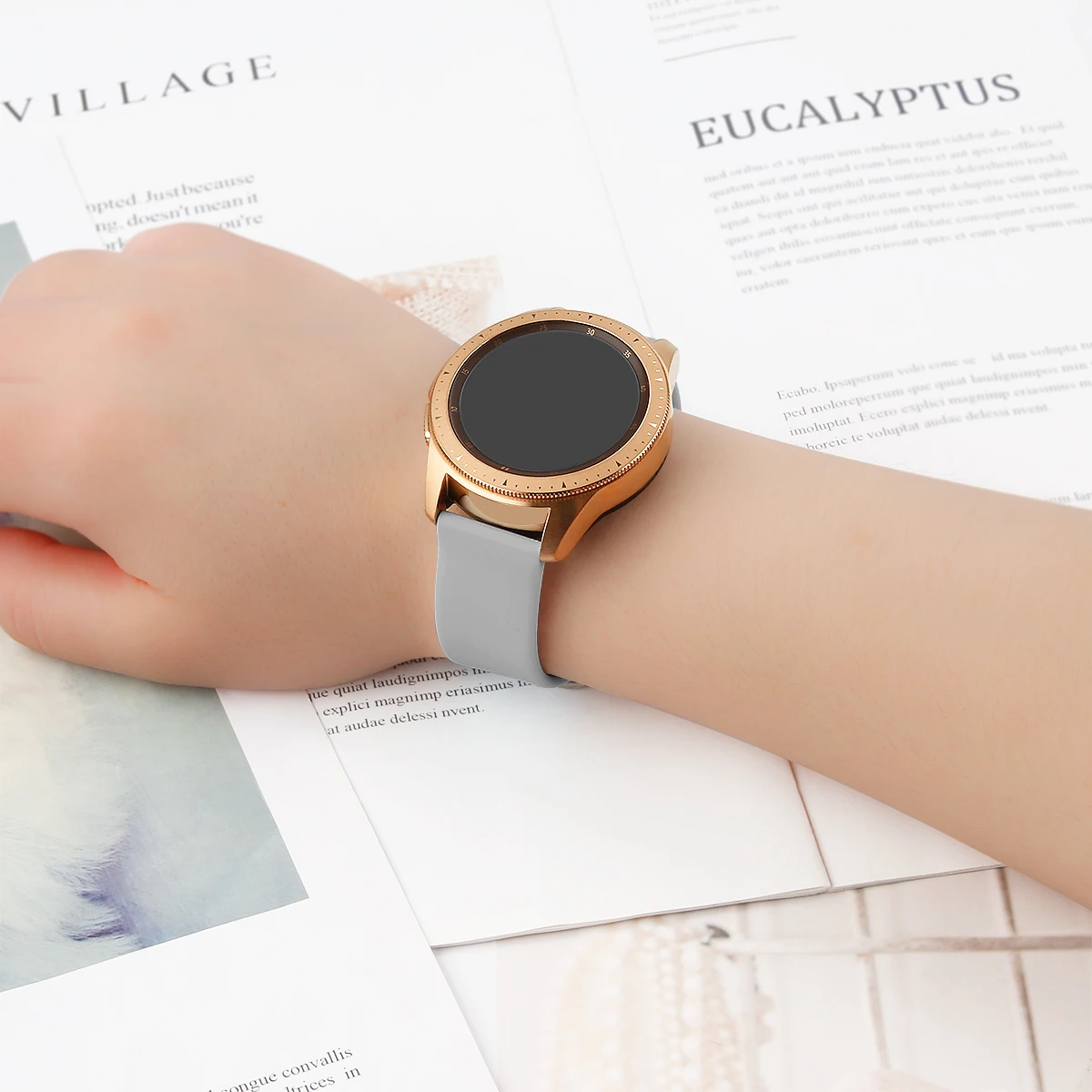 20 мм ремешок для часов R810 samsung Galaxy Watch Active 42 мм спортивный ремешок для часов huawei сменный Ремешок Браслет 91017