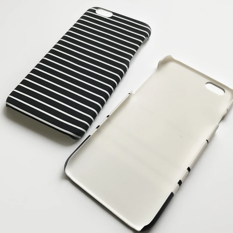 Чехол для телефона с черно белыми полосками iphone XS Max 5 5S SE XR X 8 7 6S 6 Plus жесткий