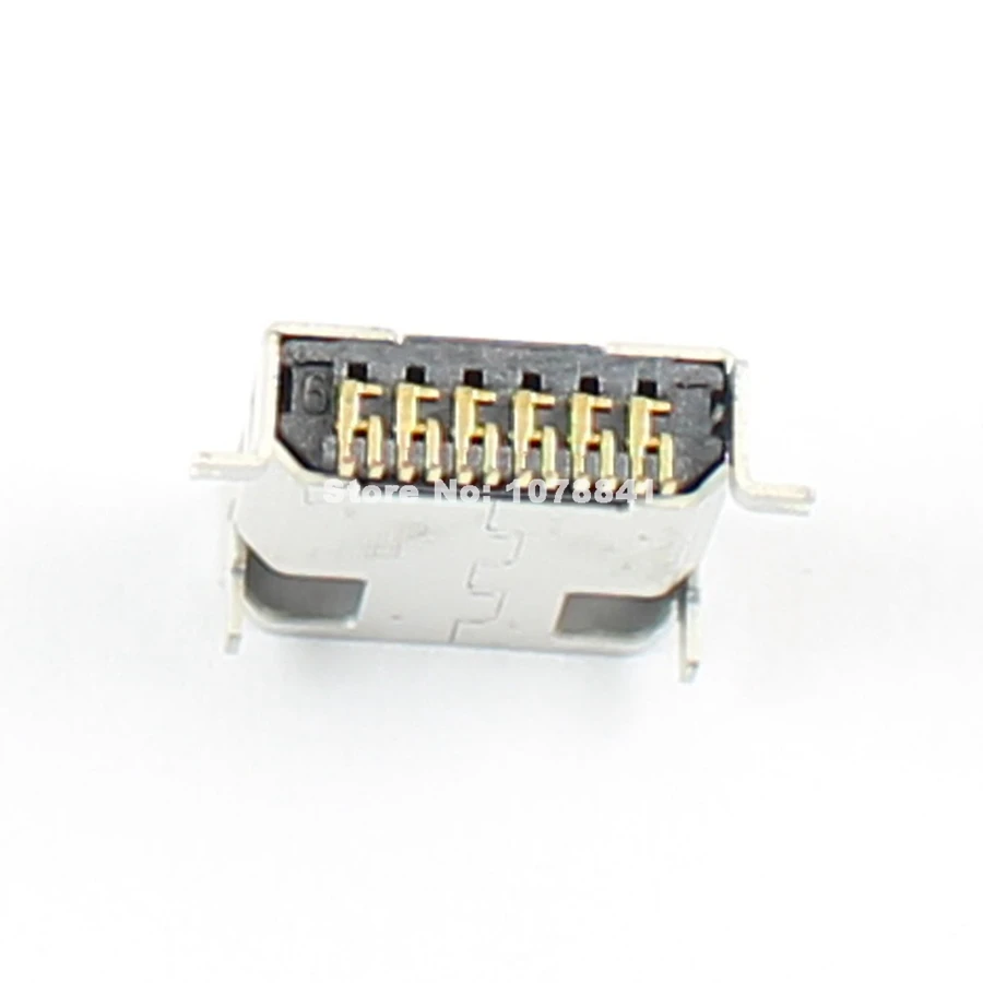 20 шт. в партии 12-контактный гнездовой разъем Mini USB для самостоятельной сборки |