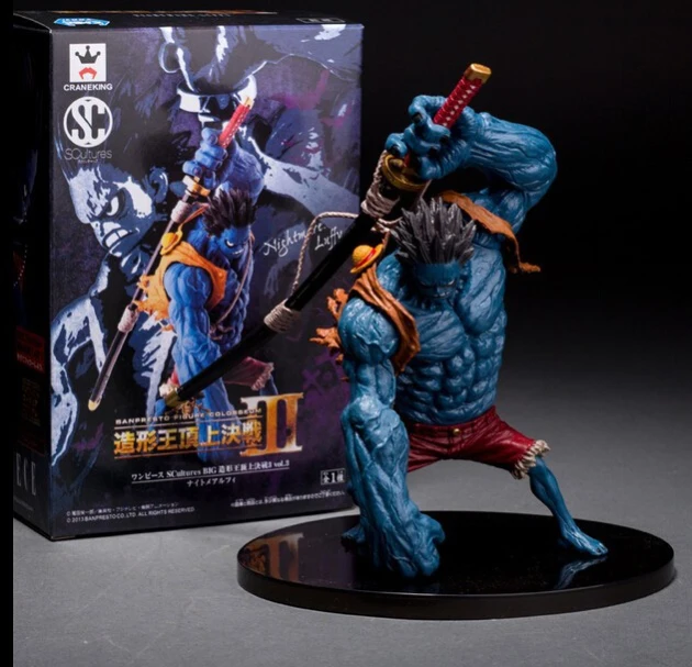 Одна фигурка кошмар Луффи ПВХ 13 см одна штука Pesadilla Коллекционная модель игрушка