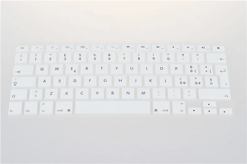 Итальянская итальянская силиконовая наклейка для Macbook air 13 водонепроницаемый ноутбук итальянская клавиатура чехол для Macbook pro 13 15 17 retina 13 15