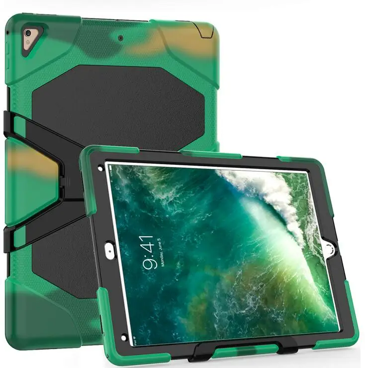 camouflage Противоударный чехол для Apple ipad pro 12,9 дюймов A1670, A1671 360 градусов полный защитный чехол для ipad pro 12,9 дюймов A1584 - Цвет: camouflage