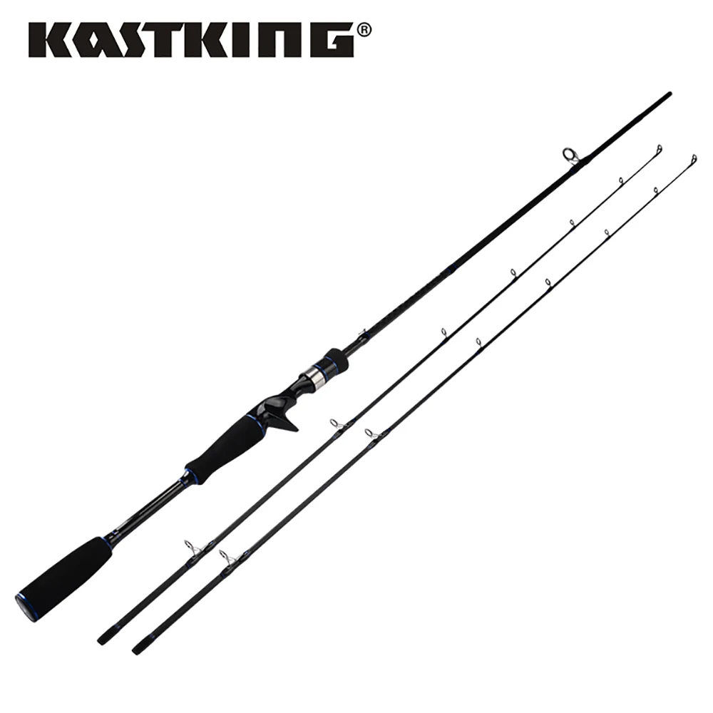 KastKing Cadet Сверхлегкая карбоновая спиннинговая Удочка с 2 кончики стержней 1,98 м 2,10 м baitcasing Rod
