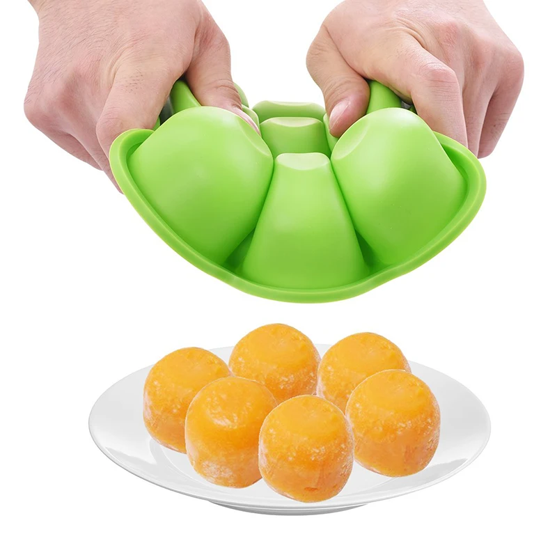 Portable Baby Food Storage Box Homemade Blue Mini Infant Food Container Breast Milk Storage Crisper Silicone Food Freezer Trays