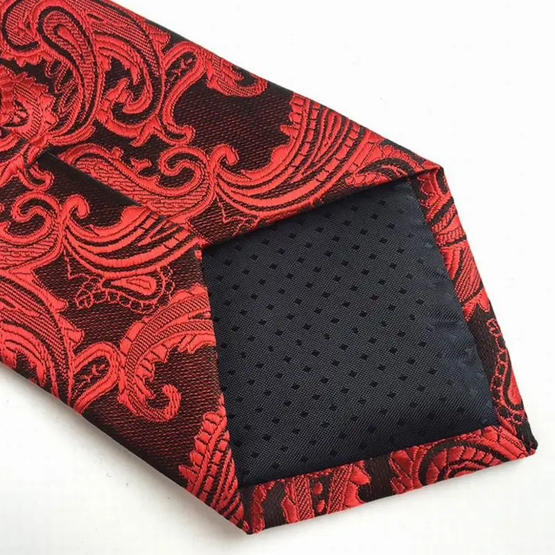 Классический шелковый галстук 10 см с узором пейсли смешанный цвет жаккардовый