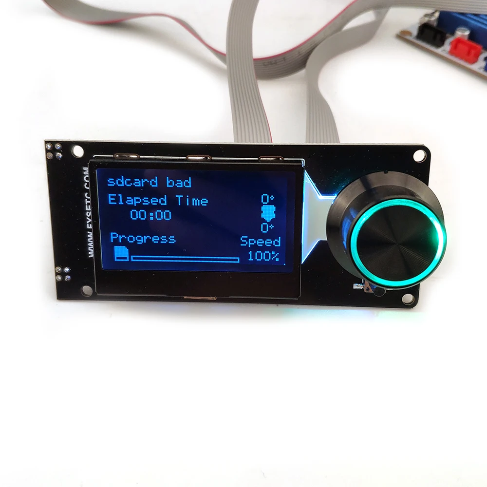 Тип D mini 12864 v1.2 смарт-дисплей MINI12864 ЖК-экран белый на черном поддерживает Marlin DIY с sd-картой аксессуары для 3d принтера
