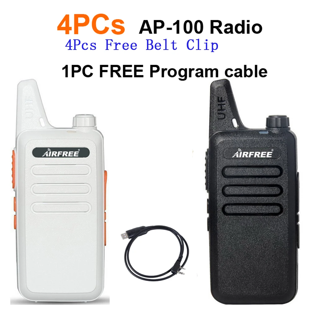 Ультра тонкая мини рация 4 шт. лучше чем УВЧ дальность действия: WLN AP 100