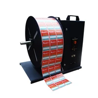 label automatic rewinding machine label rewinding machine 210mm width of adhesive clothing label automatic rewinding label