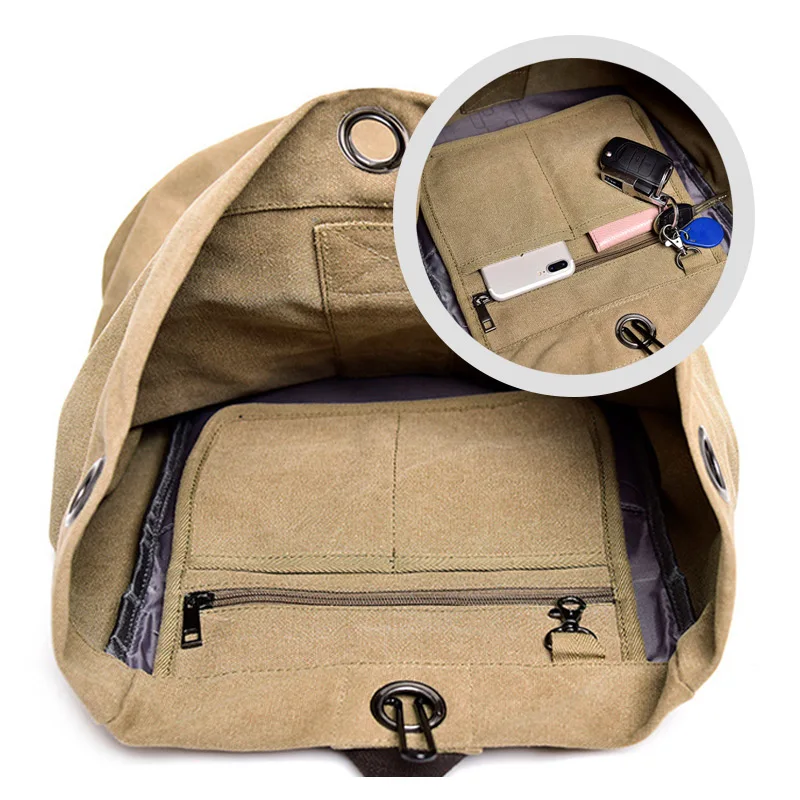 Для мужчин рюкзак Drawstring для ноутбука ведро распылитель ранцевого типа с мужской