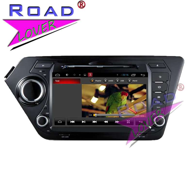 Автомобильный DVD плеер TOPNAVI 2 Гб + 32 ГБ четыре ядра Android 6 0 для KIA K2/RIO 2011 2012 стерео GPS