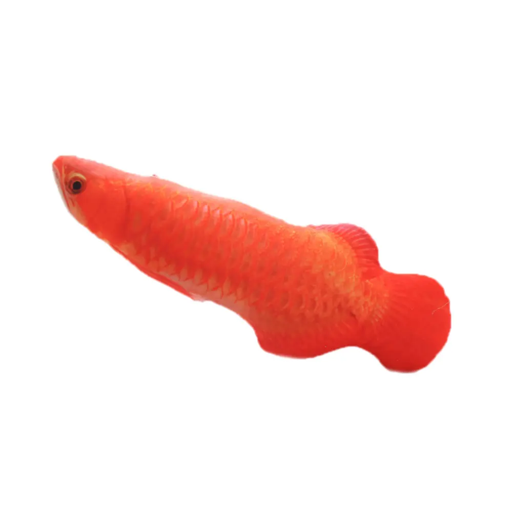 Горячая имитация пушистой искусственной рыбы кошка игрушка-подушка для домашних