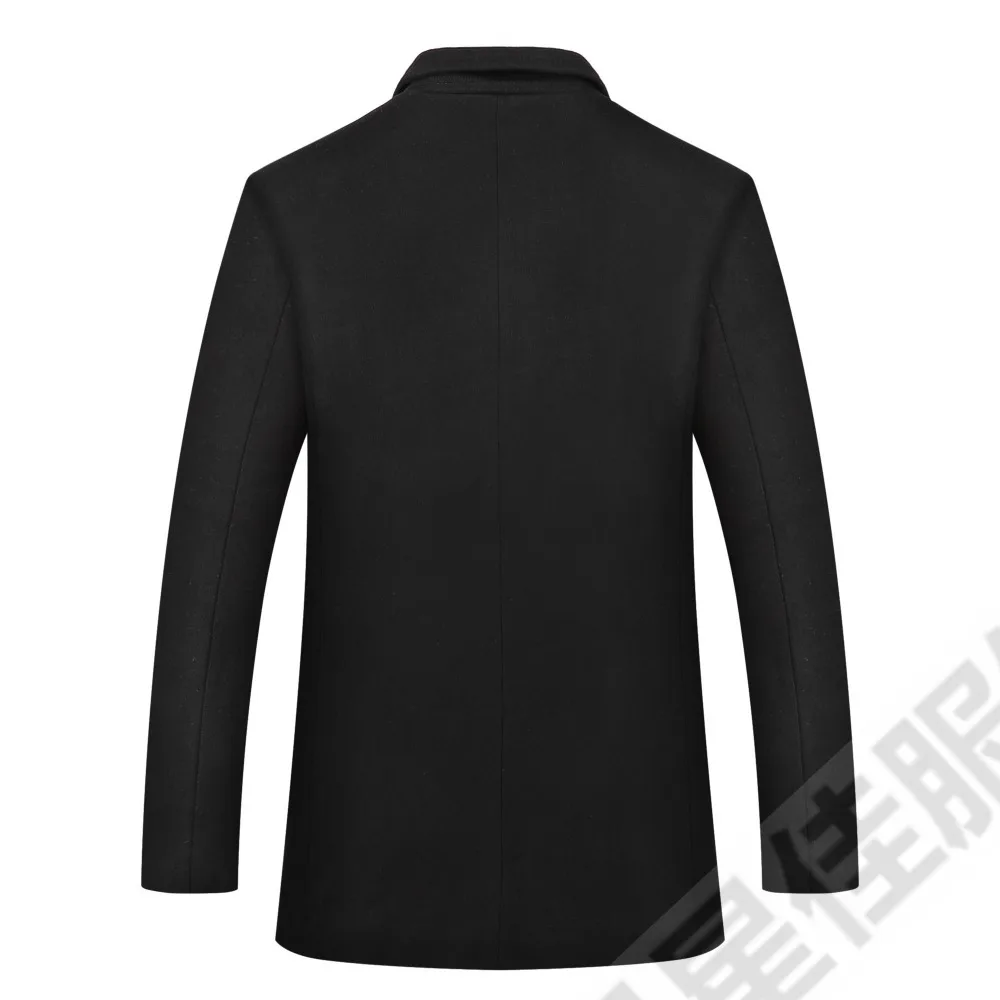 10XL 8XL 6XL Зимний однобортный мужской модный утепленный Тренч Куртка мужская