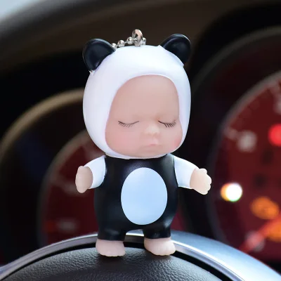 Мультфильм Kiki Банни подражать Спящая кукла брелок Для женщин металлические