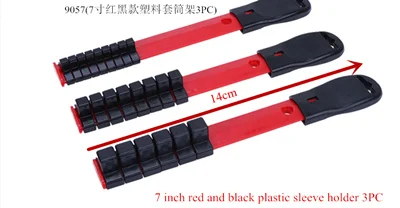 Plastic 3 шт пластиковые разъемы для инструментов, органайзер, набор 1/" 3/8" 1/", гнездо, лоток, рейка, держатель для хранения, рукав, полка, подставка для дома, гаража - Цвет: Plastic