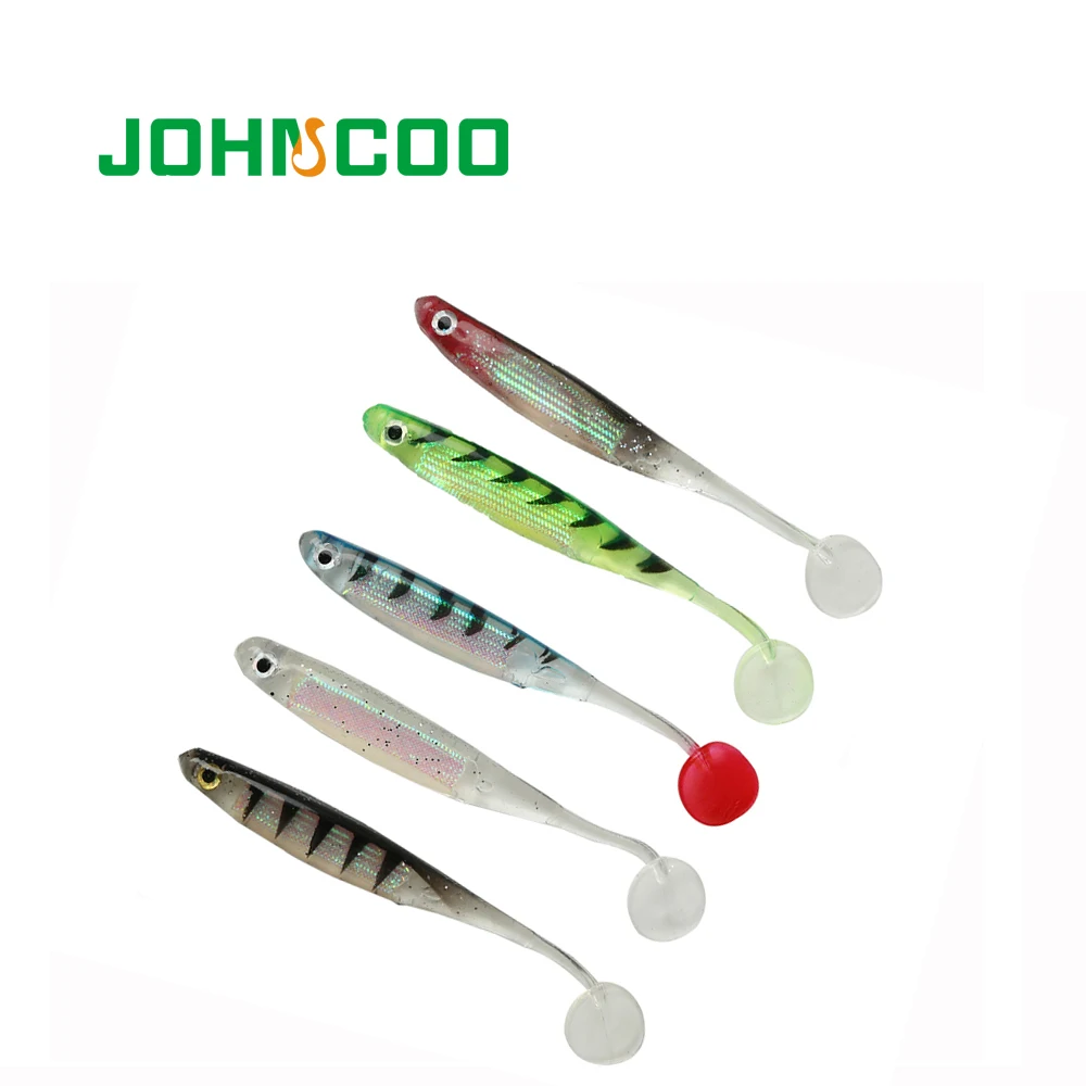 JOHNCOO 6 шт. 2018 Новая мягкая Приманка 11 см 4 7 г речная рыбалка искусственная