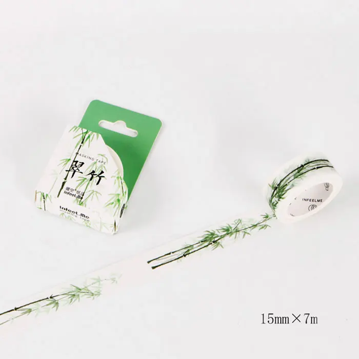 15 мм X 7 м новые продукты, перечисленные креативные DIY васи ленты/маскирующая лента/декоративные клейкие ленты/канцелярские принадлежности для офиса - Цвет: A6