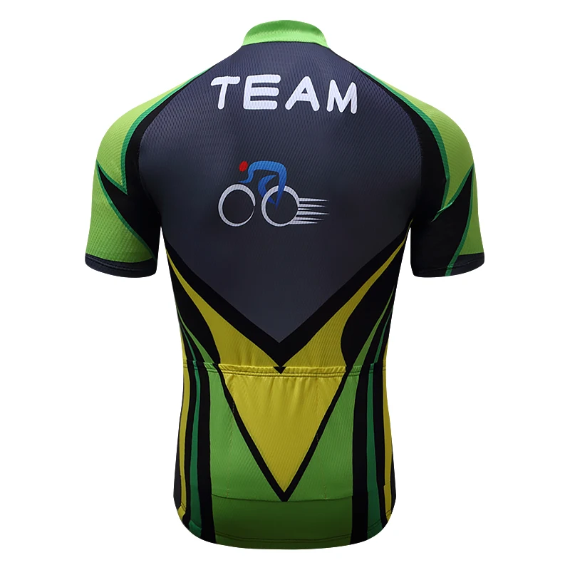 Велосипедная Джерси Мужская дышащая велосипедная рубашка с коротким рукавом