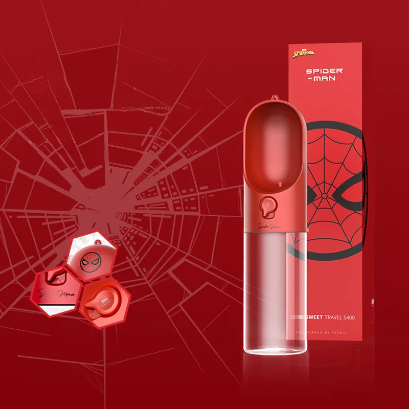 Супергероя серия ПЭТ-бутылка для воды с рисунком собачки и котика Портативный