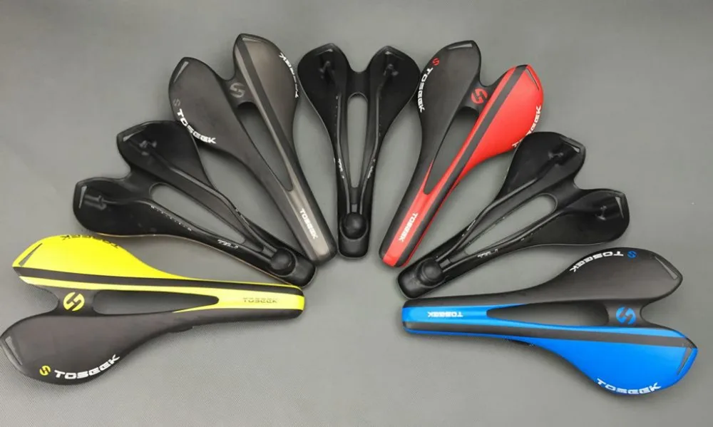 Седло Велосипедное матовое из углеродного волокна 100 г макс. нагрузка 150 кг|Седло