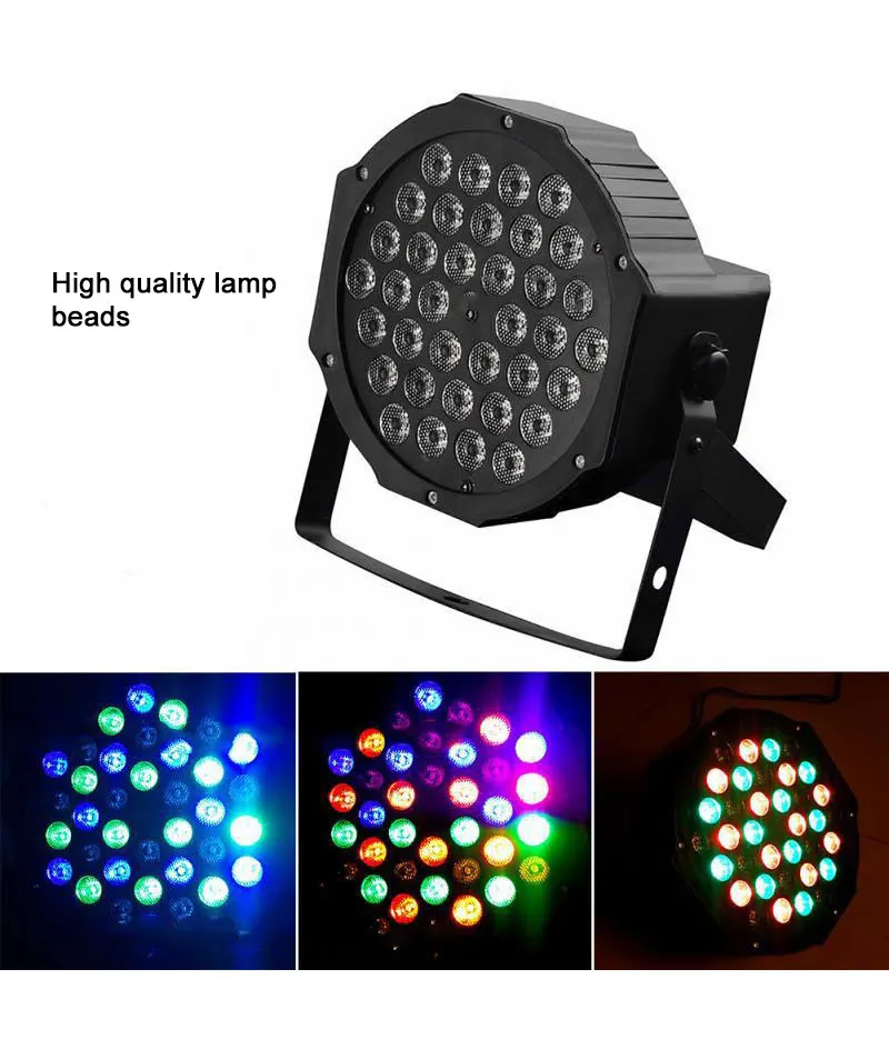 36 пар светодиодный свет для сцены RGB кристалл магический шар лампы DMX512 параболический алюминизированный отражатель 110-240 V Дискотека для рождественской вечеринки DJ декоративный светильник