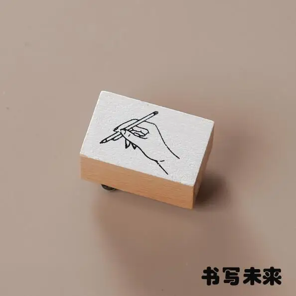 Винтажные повседневные жестовые штампы DIY Деревянные и резиновые штампы для скрапбукинга канцелярские товары Скрапбукинг Стандартный штамп YZ003 - Цвет: 10