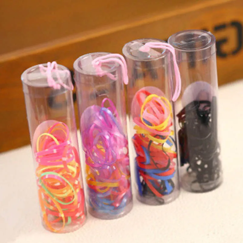 Эластичные резинки для волос черные синие желтые красные зеленые розовые