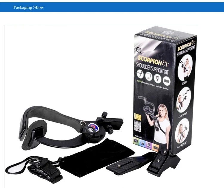Manbily SR 400 Hands free плечевая себя Поддержка Pad стабилизатор для DSLR Камера Camecorder HD