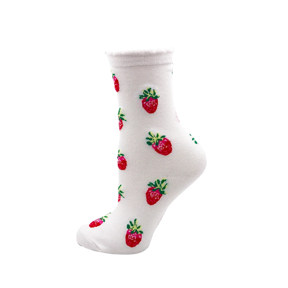 Многоцветный VPM Kawaii Sweet Women's Socks Funny Cute Cream Candy Color Milk Strawberry Unicorn Moon Pineapple Socks for Girl Christmas Gift - Цвет: Многоцветный