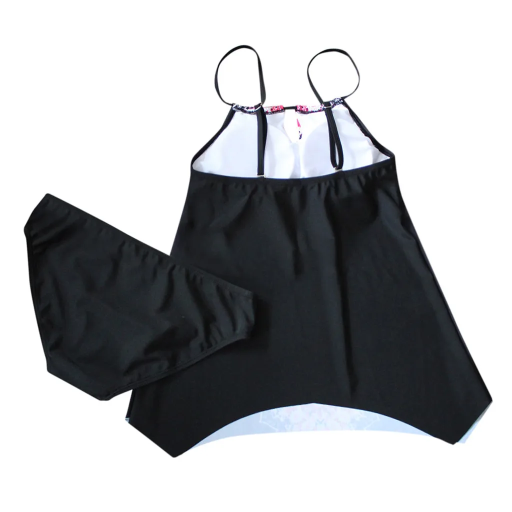 Женский купальный костюм SAGACE комплект бикини с юбкой принтом традиционная