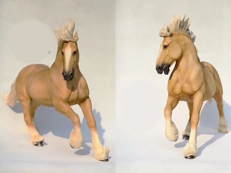 Модель шарма Mnotht 1/6 Scale коллекция игрушек Король лошади война из смолы лошадь с