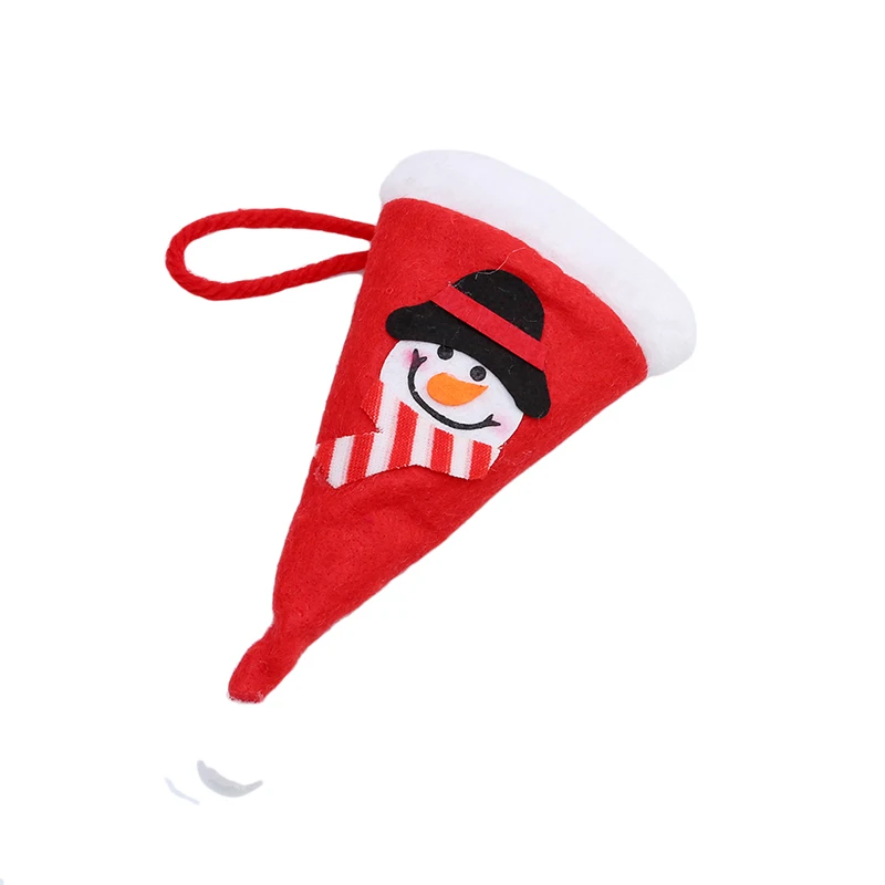 3 шт./лот милая Рождественская Мини шляпа для бутылок декоративная держатель