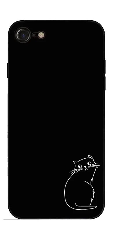 Минималистичный Мягкий силиконовый чехол для телефона Apple iPhone 5 5S SE 6 6S 6Plus 7 7Plus 8 8Plus