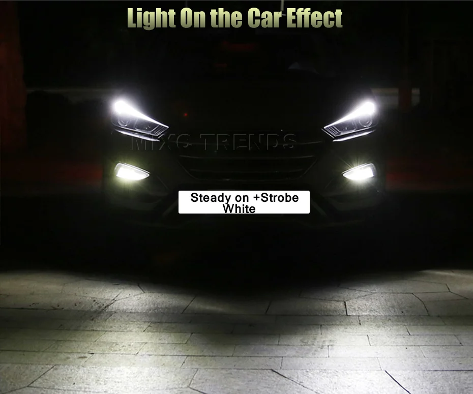 COB светодиодный 12 V стробоскоп света для мотоциклов и автомобилей фар H1 H7 H11 H8 9005 HB3 9006 HB4 H4 880 881 Flash СВЕТОДИОДНЫЙ противотуманный свет лампы
