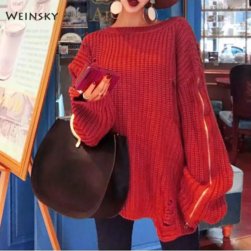 Weinsky Для женщин трик розовые Свитера и кардиганы Джемперы свитеры белого цвета в