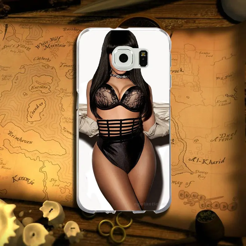 Суперзвезда в стиле Nicki Minaj мягкий TPU чехол для телефона samsung Galaxy Note 2 3 5 8 9 S2 S3 S5 мини